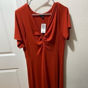 Torrid size 2 orange dress